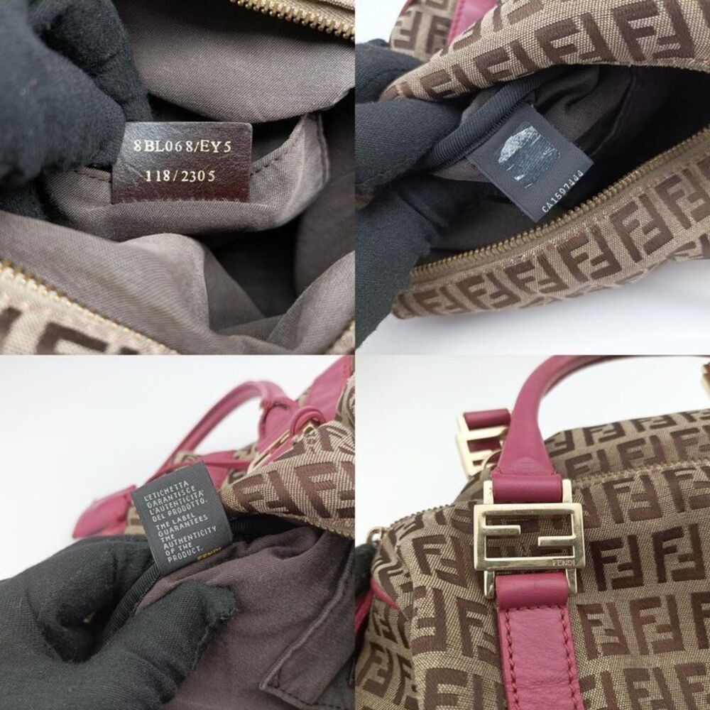 Fendi Sequin Yellow Gradient Multicolor Canvas 8b… - image 8